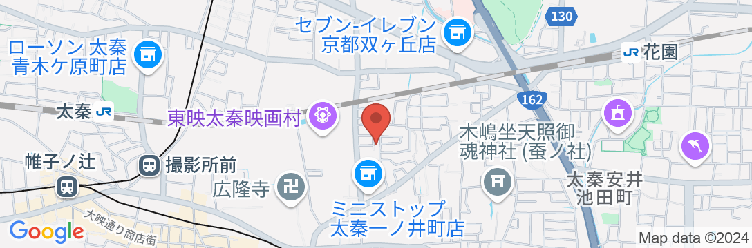 ゲストハウス京都嵐山の地図