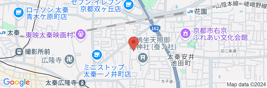 ゲストハウス京都蚕ノ社の地図