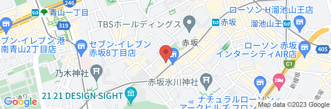 MIMARU東京 赤坂の地図