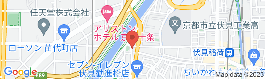 ゲストハウスオーヤマinn伏見稲荷の地図