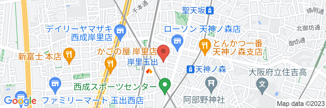 Osaka Village Apartmentの地図