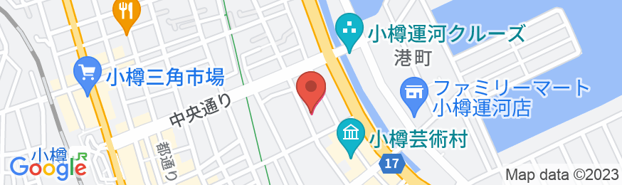 ホテル・トリフィート小樽運河の地図
