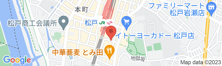 東横INN松戸駅東口の地図