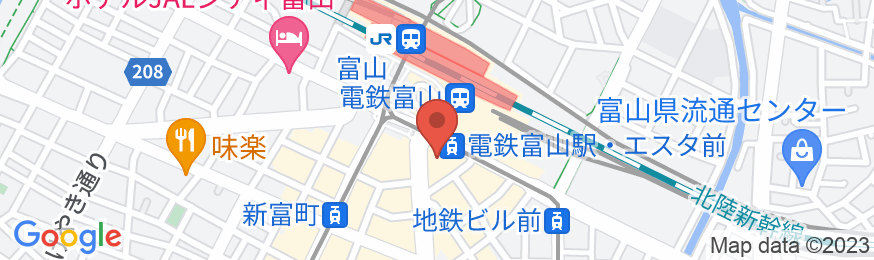 東横INN富山駅新幹線口2の地図
