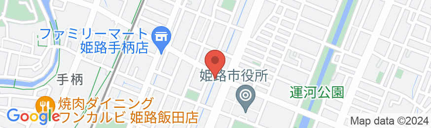 ホテルリブマックス姫路市役所前の地図
