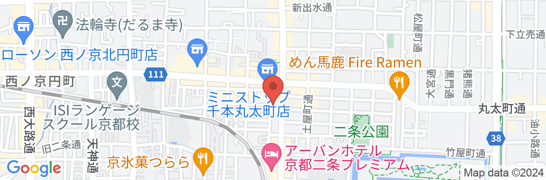 GATE80 京都二条の地図