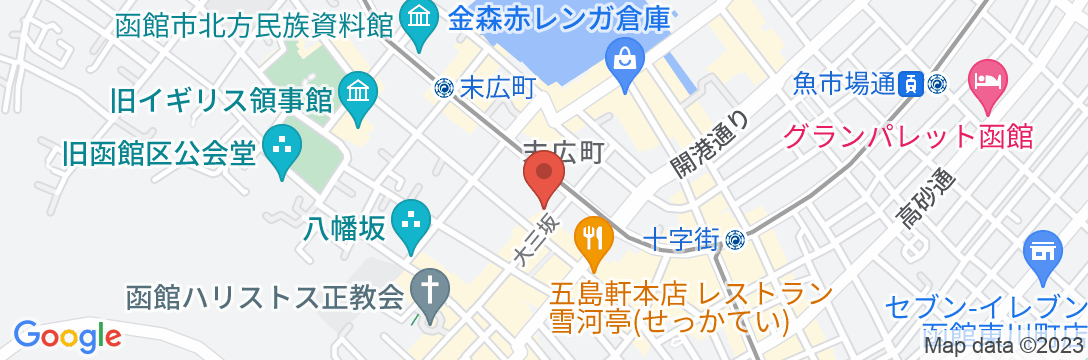 SMALL TOWN HOTEL Hakodateの地図
