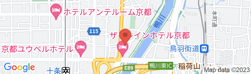 将軍イン 京都の地図