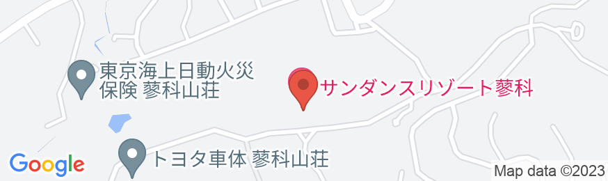 サンダンス・リゾート蓼科の地図