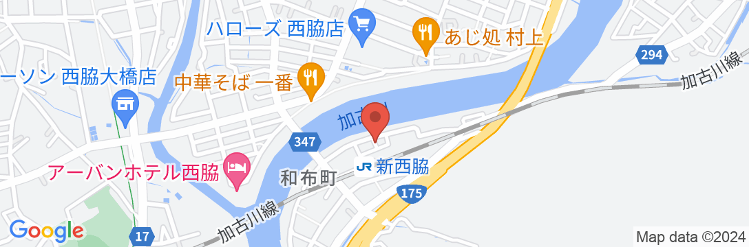 ビジネス旅館 桜川の地図