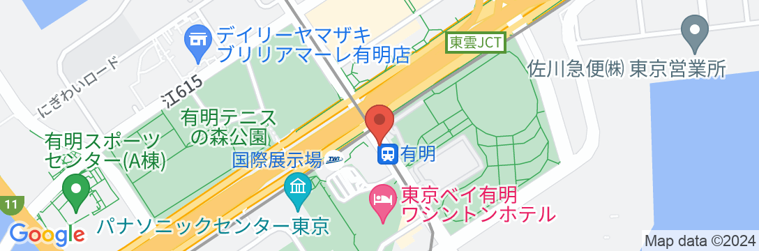 ダイワロイネットホテル東京有明の地図