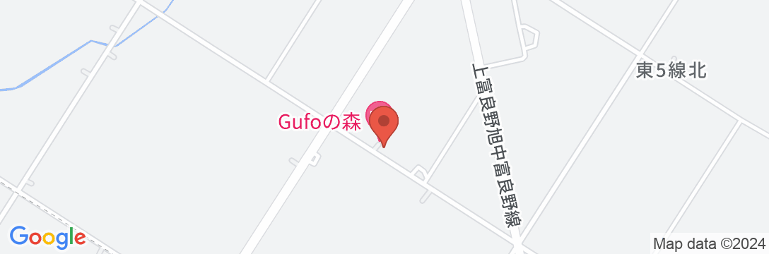 Gufoの森・上富良野の地図