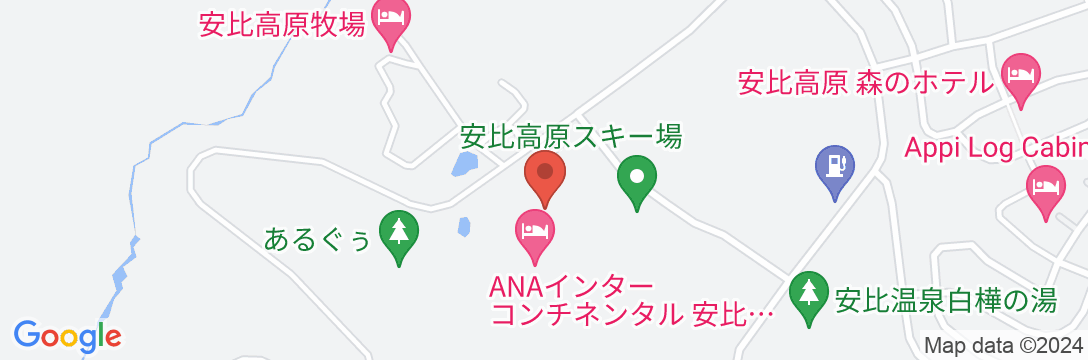 ANAクラウンプラザリゾート安比高原(旧:ホテル安比グランド本館&タワー)の地図