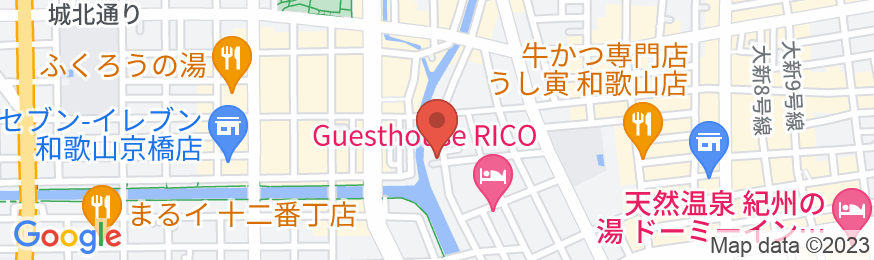 和歌山グリーンホテルの地図