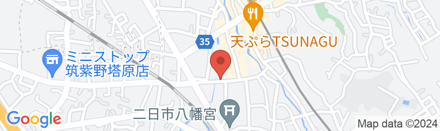 Sim’s Guesthouseの地図