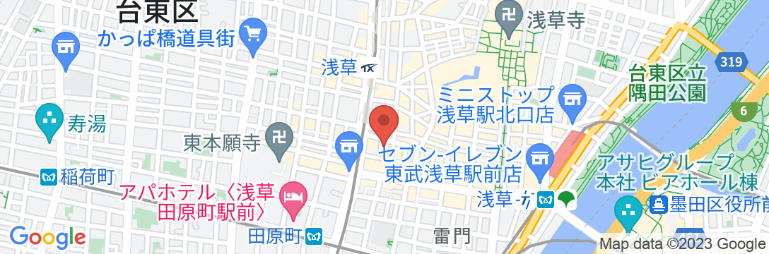 ホテルトレンド浅草ANNEXの地図