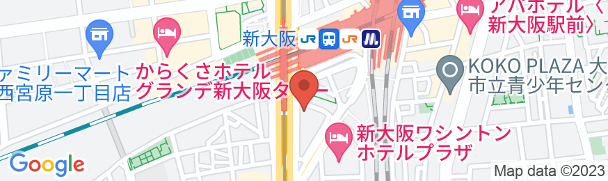 ヴィアイン新大阪正面口(JR西日本グループ)の地図