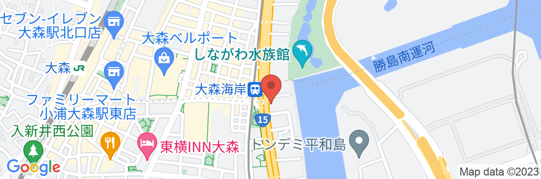 Tマークシティホテル東京大森の地図