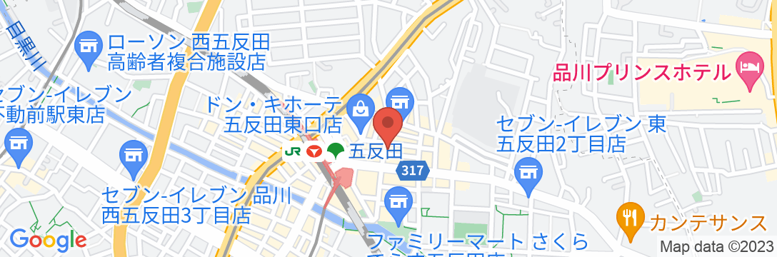 ドシー五反田の地図