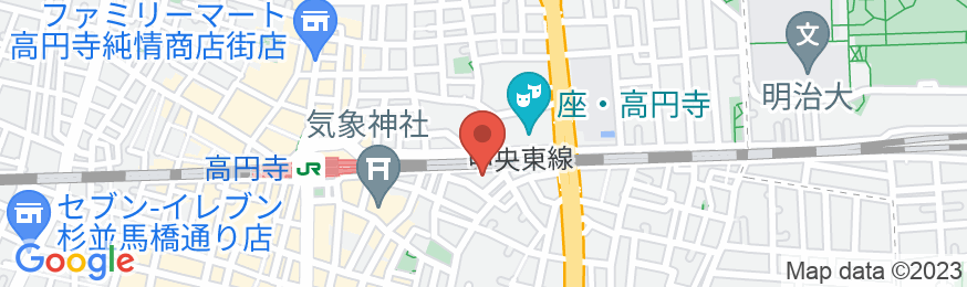 ゲストハウス高円寺純情ホテル -Guest House Koenji Junjo Hotel-の地図