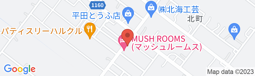 MUSH ROOMSの地図