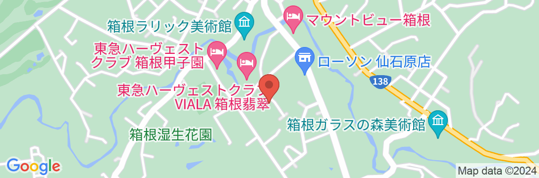 箱根久織亭の地図