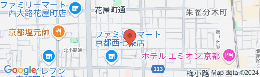 Guesthouse KYOTO COMPASSの地図