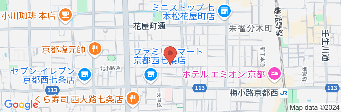 Guesthouse KYOTO COMPASSの地図