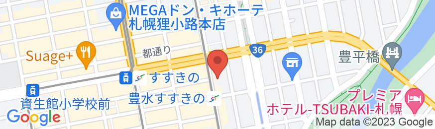 コンフォートホテル札幌すすきのの地図