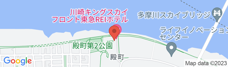川崎キングスカイフロント東急REIホテルの地図