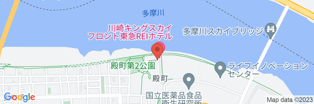 川崎キングスカイフロント東急REIホテルの地図
