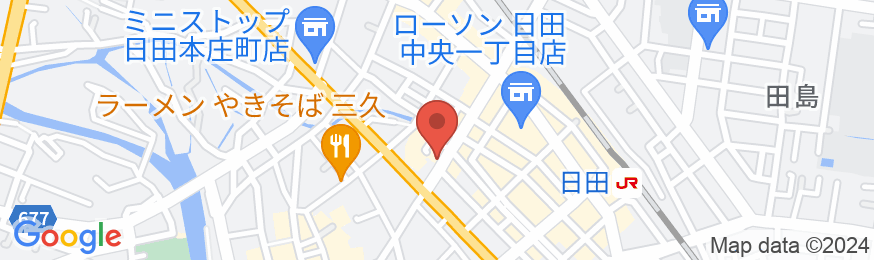 スマイルホテル大分日田の地図