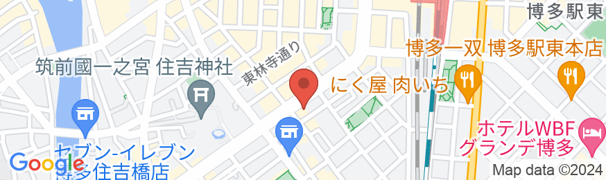 R&Bホテル博多駅前第2の地図