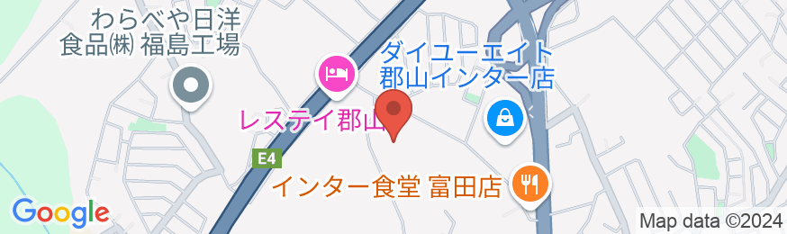 ファミリーイン郡山インター富田店の地図