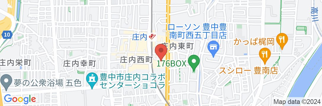 ゲストハウス日本宿屋168(Hostel J Culture168)の地図