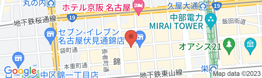 ホテル名古屋ガーデンパレスの地図