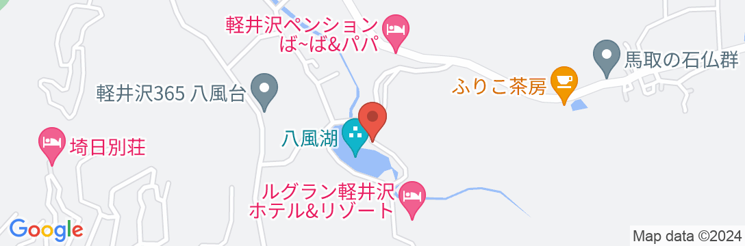ルグラン軽井沢ホテル&リゾートの地図