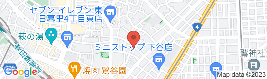 サクラクロスホテル上野入谷の地図