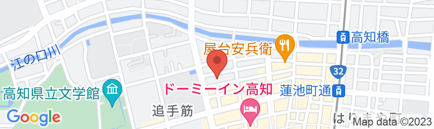 ホテルNo.1高知の地図