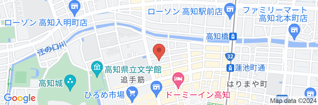 ホテルNo.1高知の地図