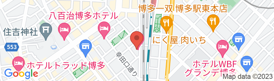 静鉄ホテルプレジオ博多駅前の地図
