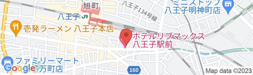 ホテルリブマックス八王子駅前の地図