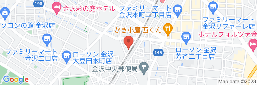 INOVA金沢駅前ホテルSuiteの地図