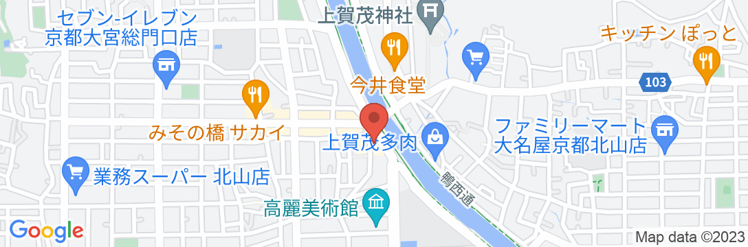 丸弥 賀茂川テラスの地図
