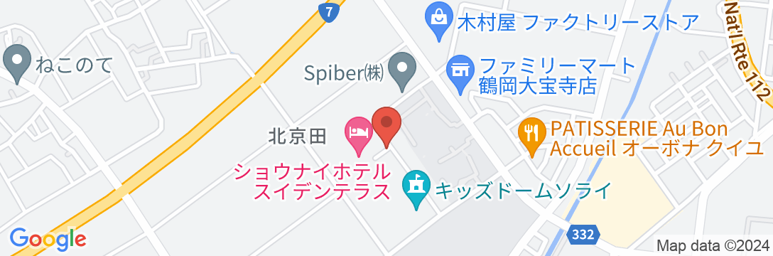SHONAI HOTEL SUIDEN TERRASSEの地図