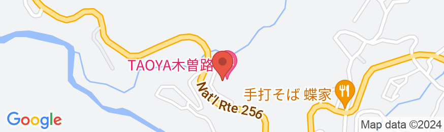 TAOYA木曽路の地図