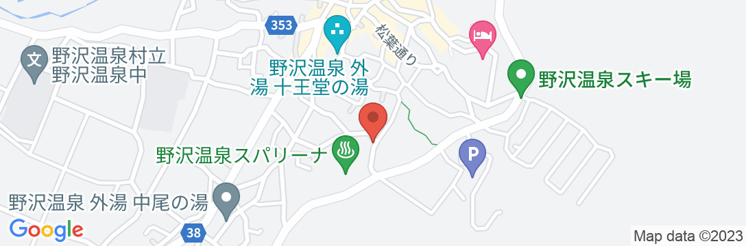 野沢温泉 カイヤノザワの地図