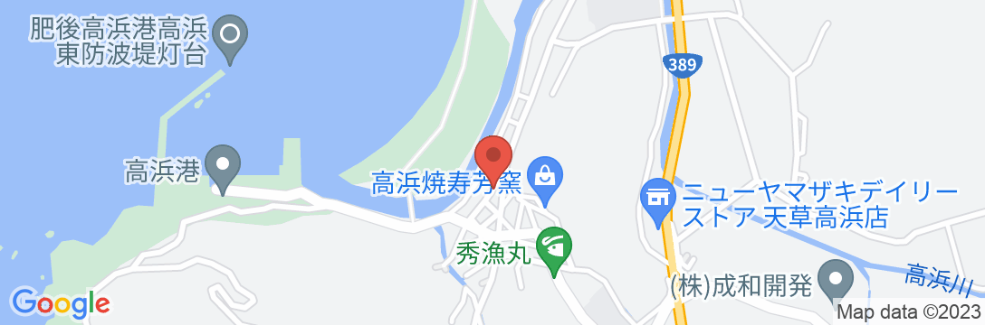 茶碗屋旅館<熊本県天草市天草町>の地図
