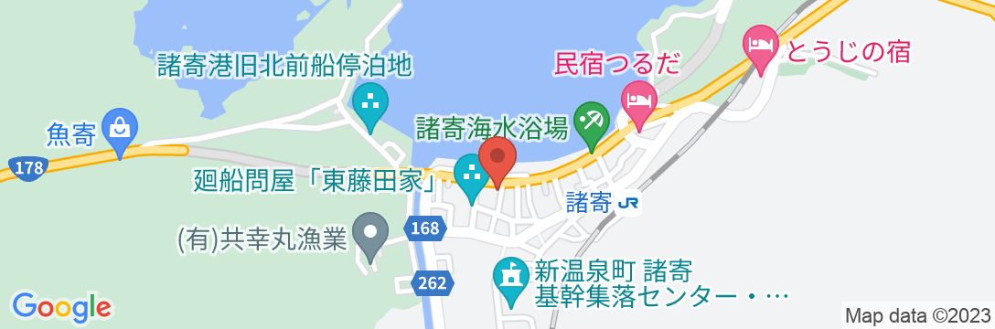 ゲストハウス東藤田邸の地図