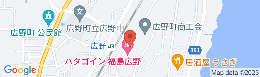 ハタゴイン福島広野の地図